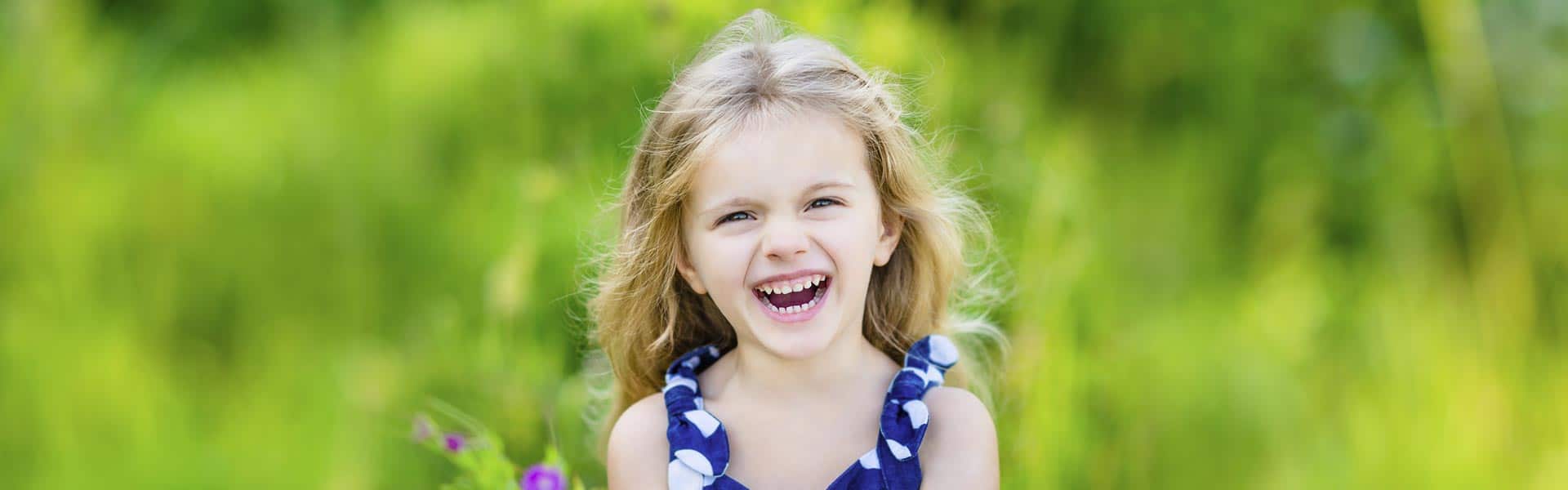 Girl with a smile Bright Smiles Kids Dentistry Harleysville Doylestown Devon PA